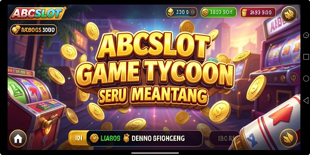 Tampilan permainan Tycoon yang menarik dan penuh warna.
