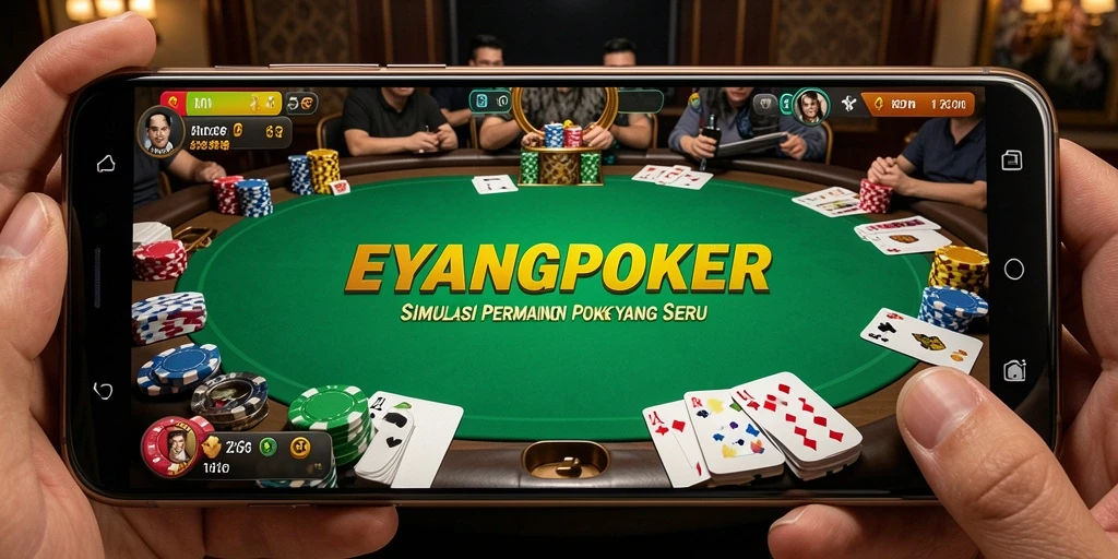 Tampilan gameplay seru dan interaktif dari EYANGPOKER.