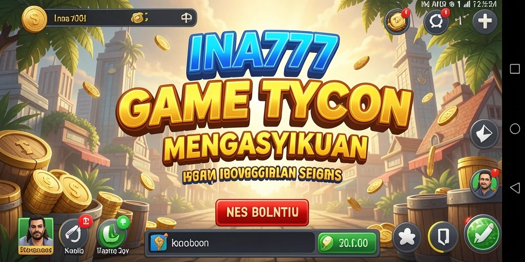 Tampilan gameplay <strong>INA777</strong> yang menarik dan penuh warna.