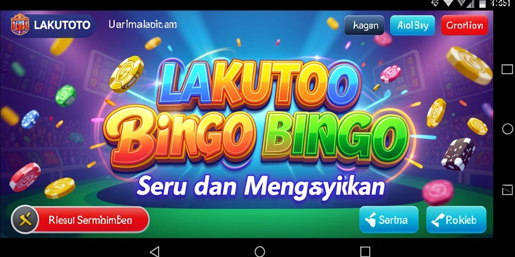 Screenshot gameplay seru dan menegangkan di LAKUTOTO Bingo.